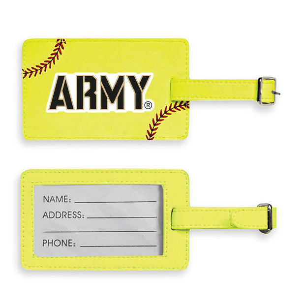 Army Softball Luggage Tag