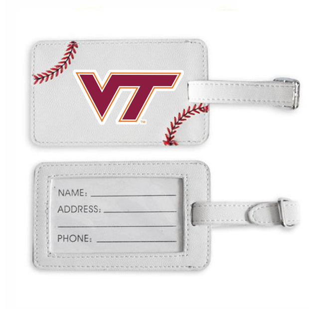 Virginia Tech Hokies Baseball Luggage Tag