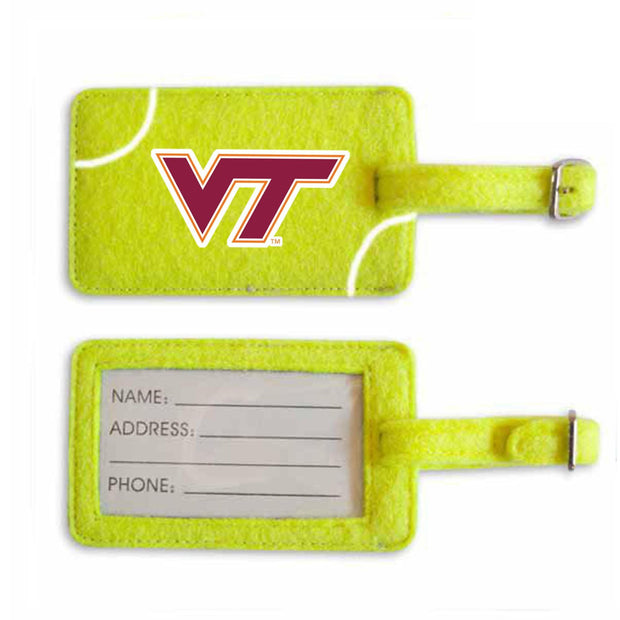 Virginia Tech Hokies Tennis Luggage Tag