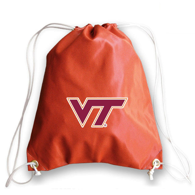Virginia Tech Hokies Basketball Drawstring Bag