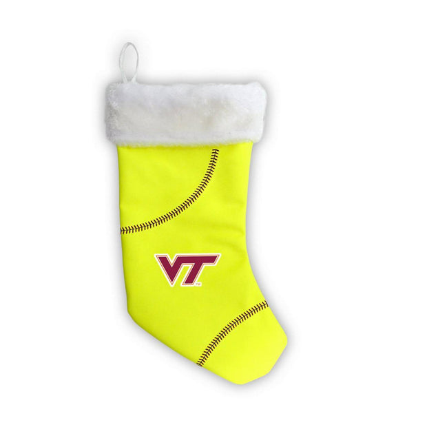 Virginia Tech Hokies 18" Softball Christmas Stocking