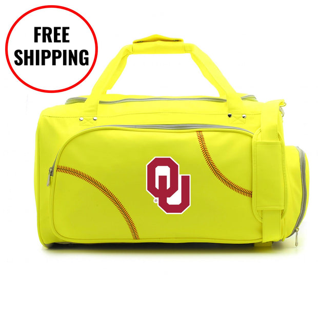 Oklahoma Sooners Softball Duffel Bag