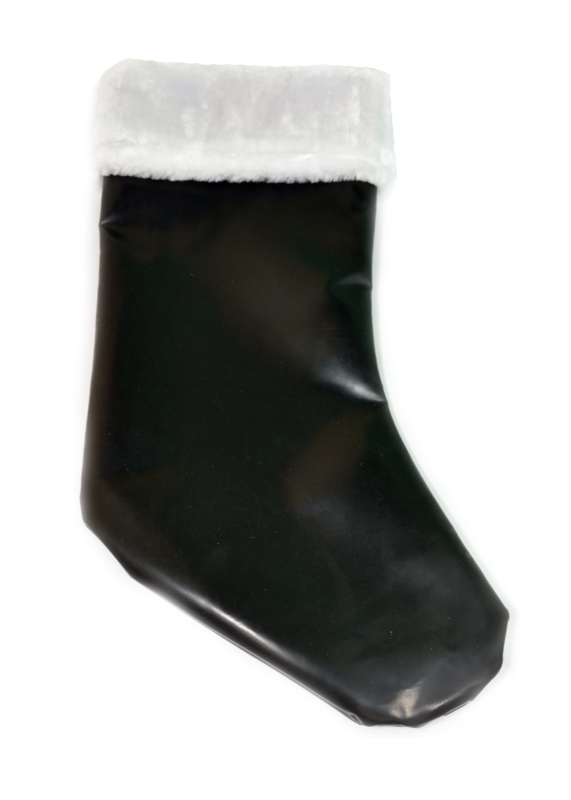 Sports Christmas Stocking made from hockey puck material