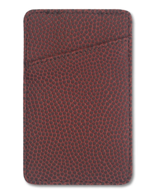 football leather money clip