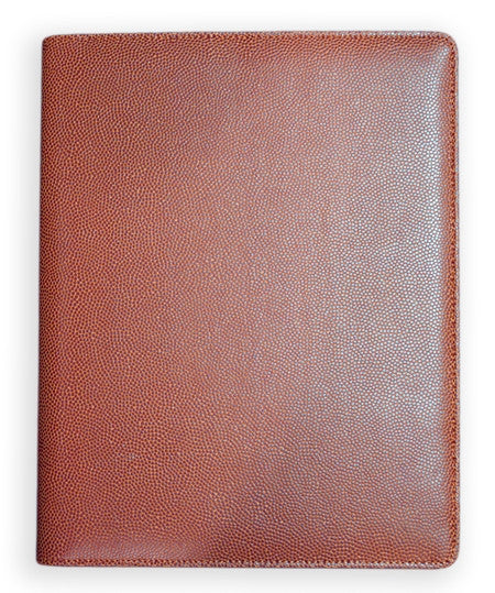 football leather portfolio pad